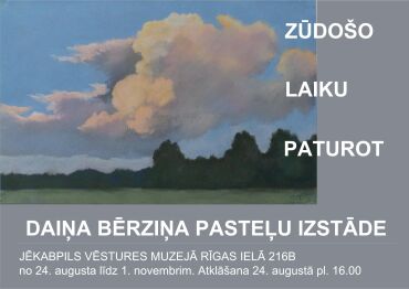 Daiņa Bērziņa pasteļu izstādes „Zūdošo laiku paturot” atklāšana