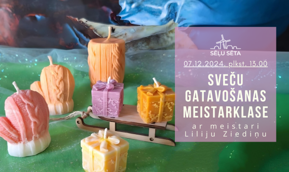 Ziemassvētku sveču meistarklase