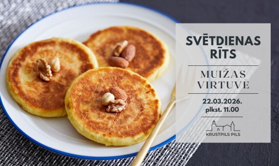 Svētdienas rīts Muižas virtuvē 22.03.2026.