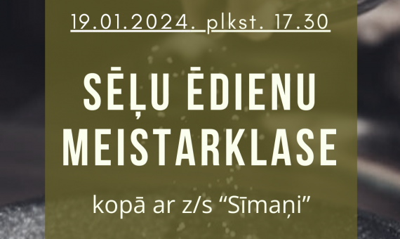 Sēļu ēdienu meistarklase