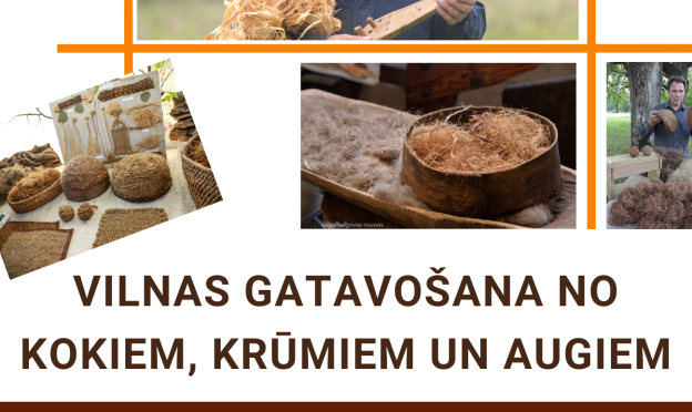 Vilnas gatavošana no kokiem, krūmiem un augiem