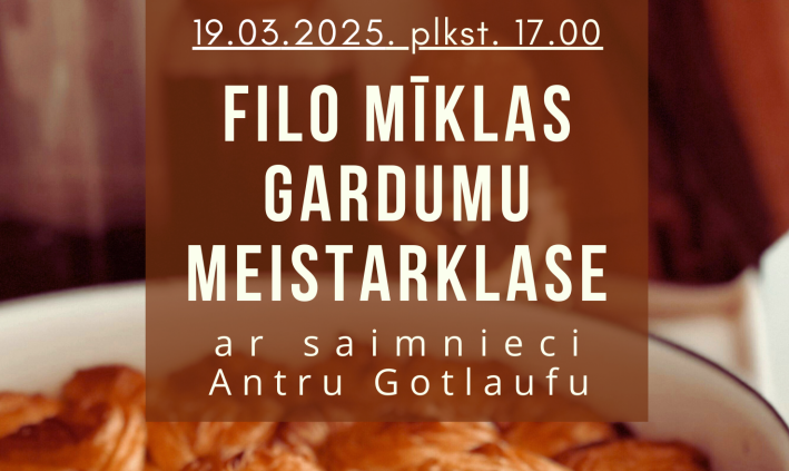 Filo mīklas gardumu meistarklase