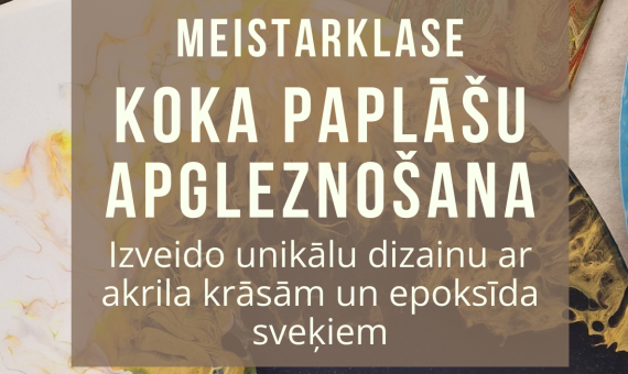 Koka paplāšu apgleznošanas meistarklase