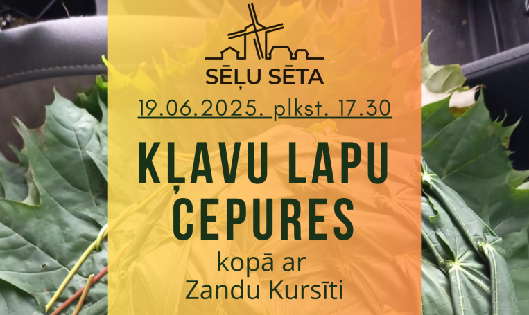 Kļavu lapu cepuru meistardarbnīca