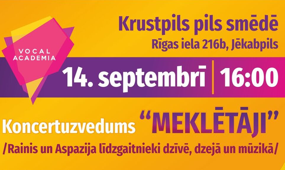 Koncertuzvedums “Meklētāji”