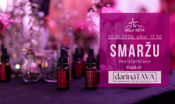Smaržu meistarklase kopā ar darināTAVA