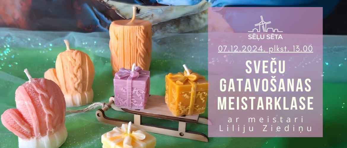 Ziemassvētku sveču meistarklase