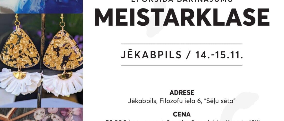 Epoksīda sveķu darbnīca