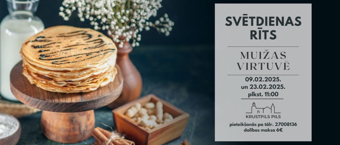 Svētdienas rīts Muižas virtuvē