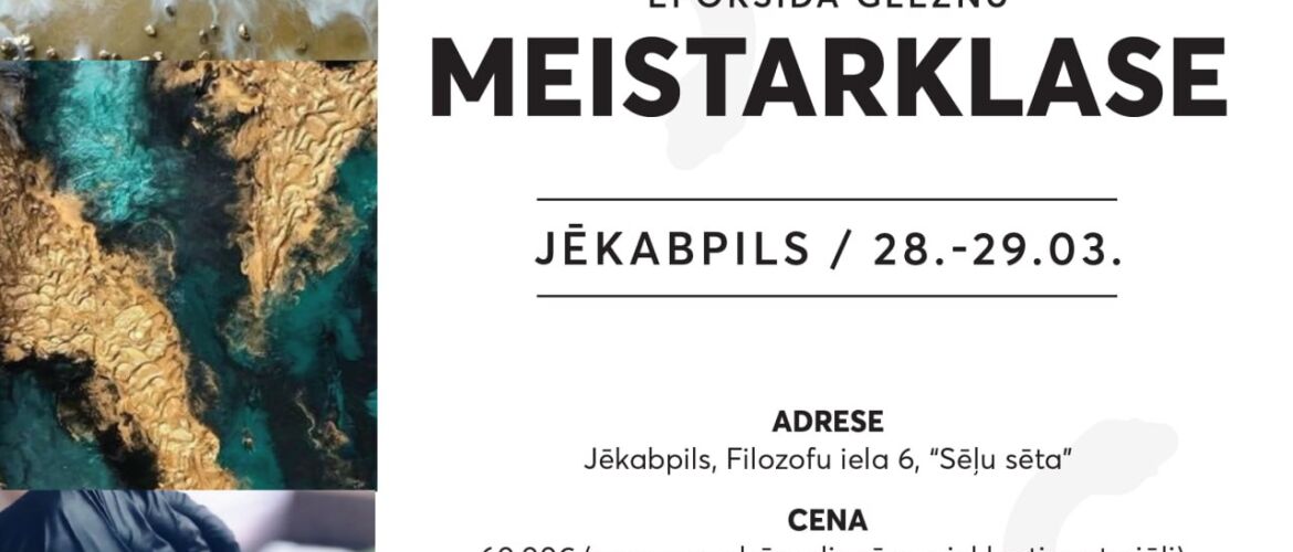 Epoksīda sveķu darbnīca