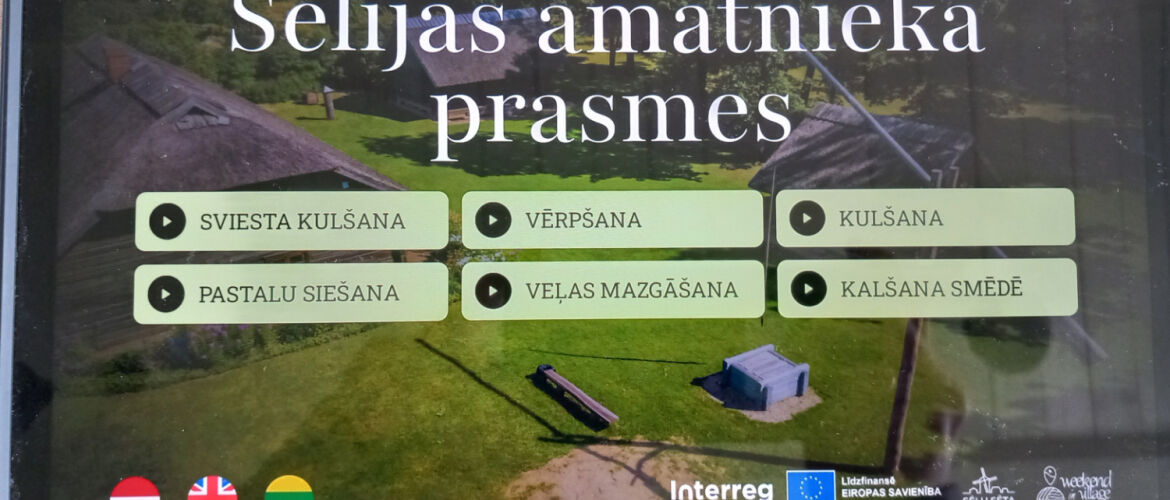 Digitāls papildinājums “Sēļu sētas” ekspozīcijā