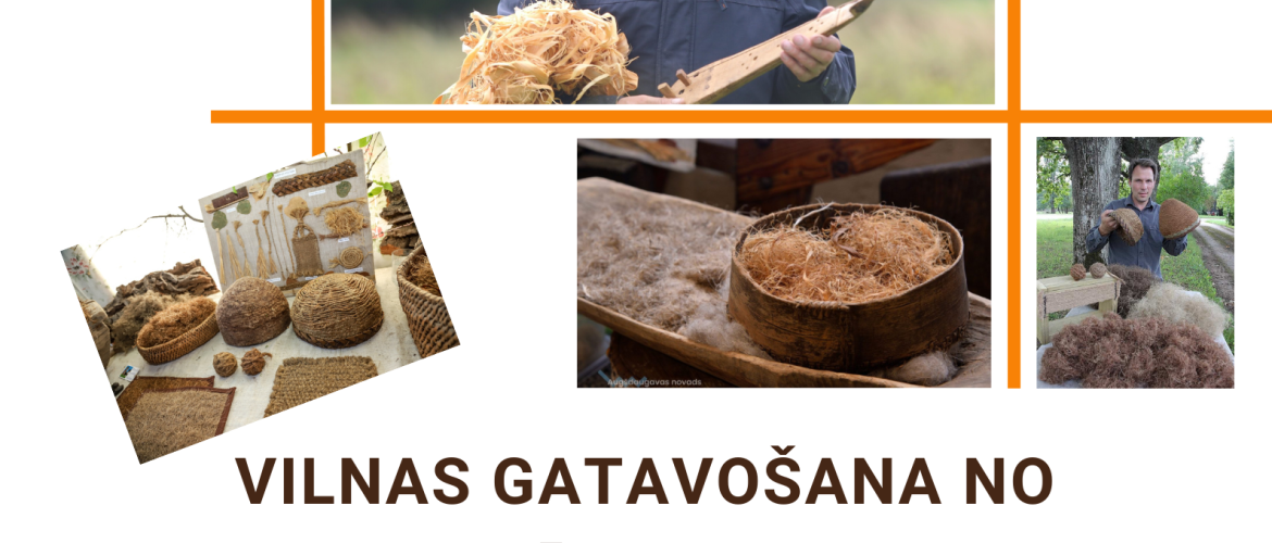 Vilnas gatavošana no kokiem, krūmiem un augiem