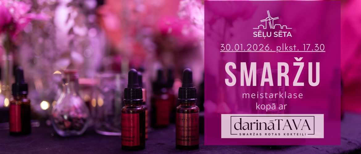 Smaržu meistarklase kopā ar darināTAVA