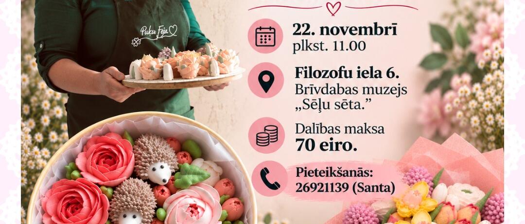 Zefīra ziedu meistarklase